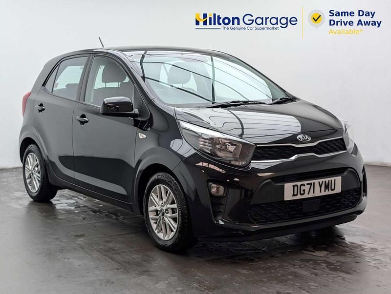 Used Kia Picanto 66 HP (48 kW) 2021 Black Hatchback
