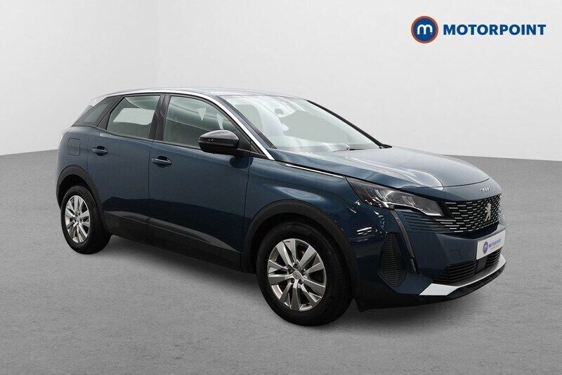 Blue Used 2022 Peugeot 3008 Active Premium SUV | £16,599 (Good price) - Image 1/4