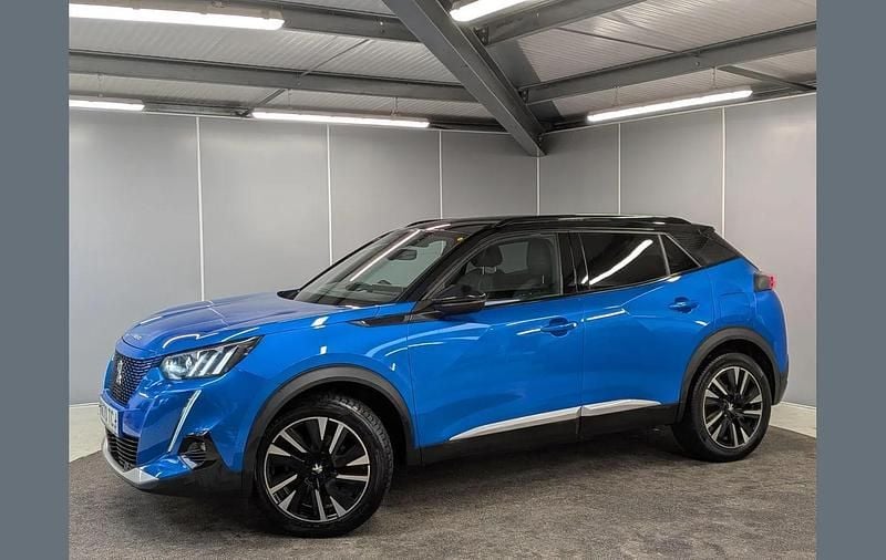 Used Peugeot e-2008 GT-line 100 kW (136 HP) 2021 Blue SUV