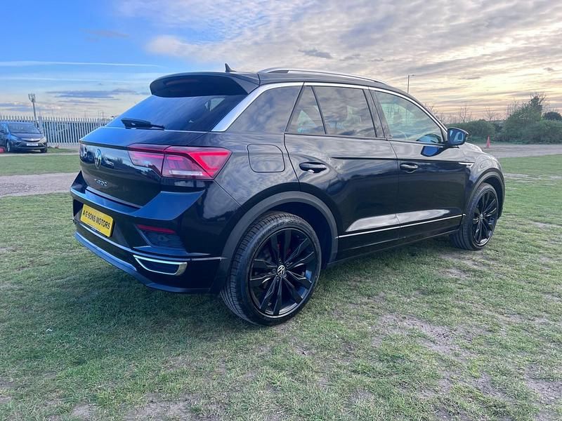Used VW T-Roc R-line 150 HP (110 kW) 2021 Black SUV