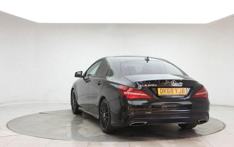 Used Mercedes CLA220 AMG line 2018 Black Sedan