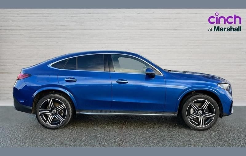 Used Mercedes GLC300e AMG Line Premium 308 HP (226 kW) 2024 Blue Coupe