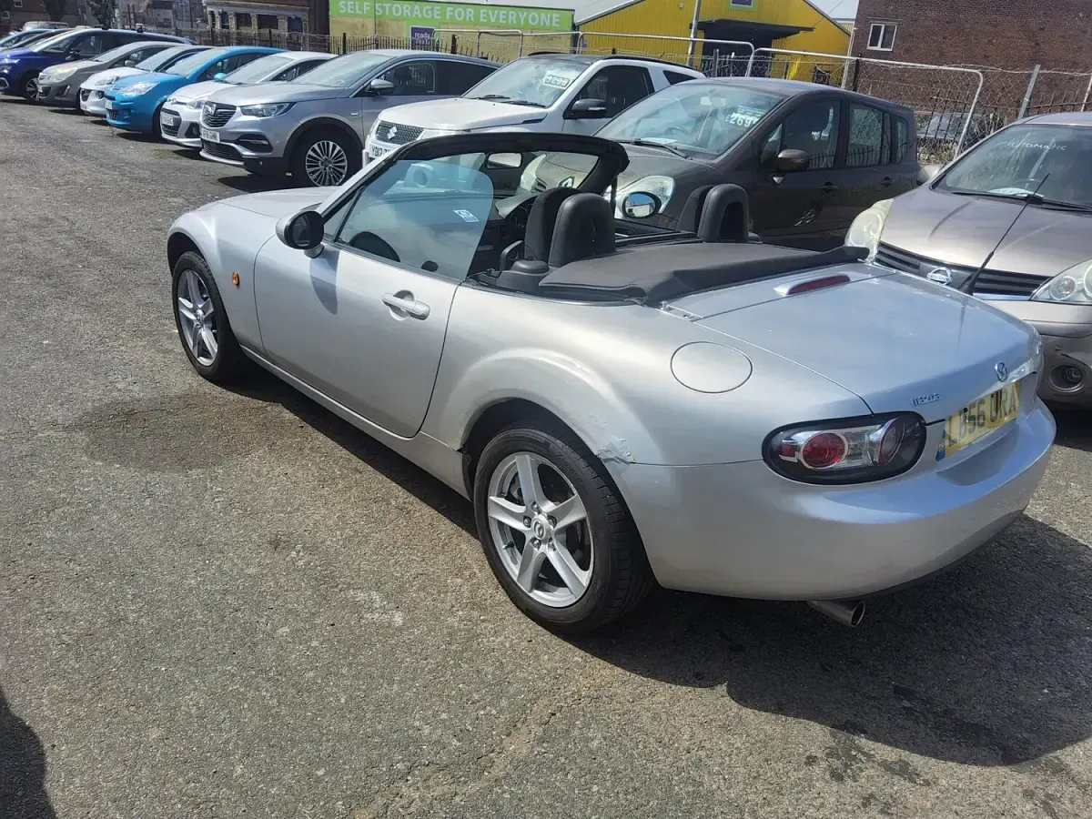 Used Mazda MX5 160 HP (117 kW) 2007 Silver Cabriolet