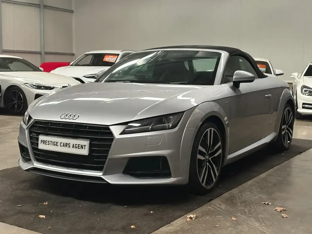 Used Audi TT Roadster S-Line 180 HP (132 kW) 2016 Silver Cabriolet