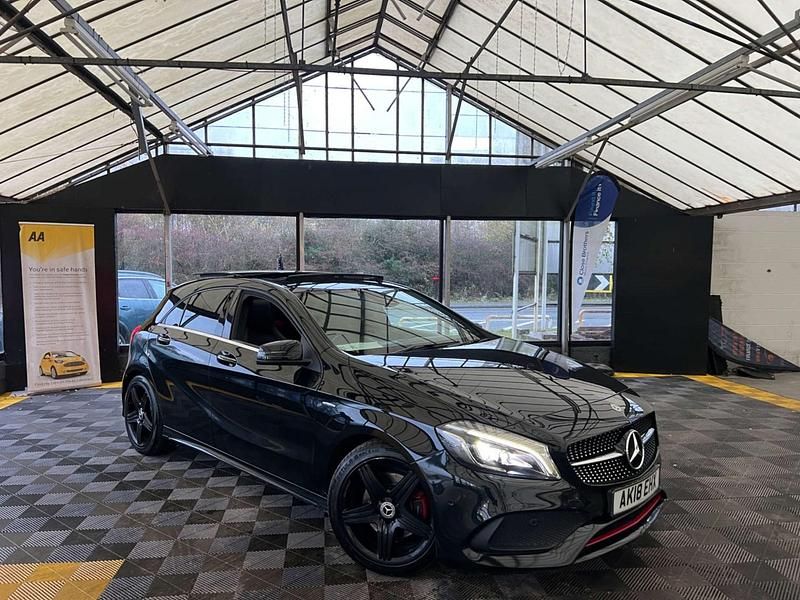 Black Used 2018 Mercedes A250 Premium Hatchback | £13,995 (Fair price) - Image 1/3
