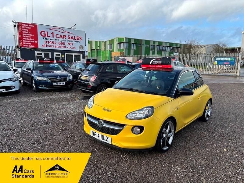 Used Vauxhall Adam Slam 100 HP (73 kW) 2014 Yellow Hatchback