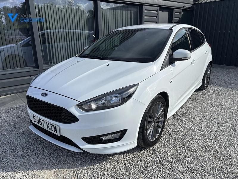 White Used 2018 Ford Focus ST-Line Hatchback | £8,295 (Super price) - Image 1/4