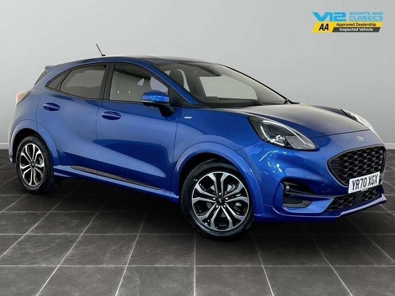 Blue Used 2020 Ford Puma ST-Line Hatchback | £12,595 (Good price) - Image 1/2