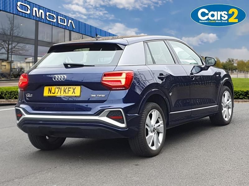Used Audi Q2 S-Line 190 HP (139 kW) 2021 Blue SUV