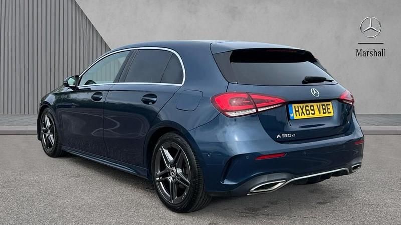Used Mercedes A180 Executive 116 HP (85 kW) 2019 Denim blue metallic