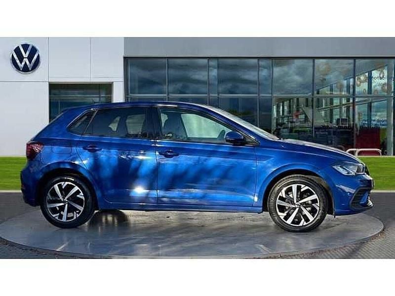 Used VW Polo Match 95 HP (69 kW) 2025 Reef blue metallic Hatchback