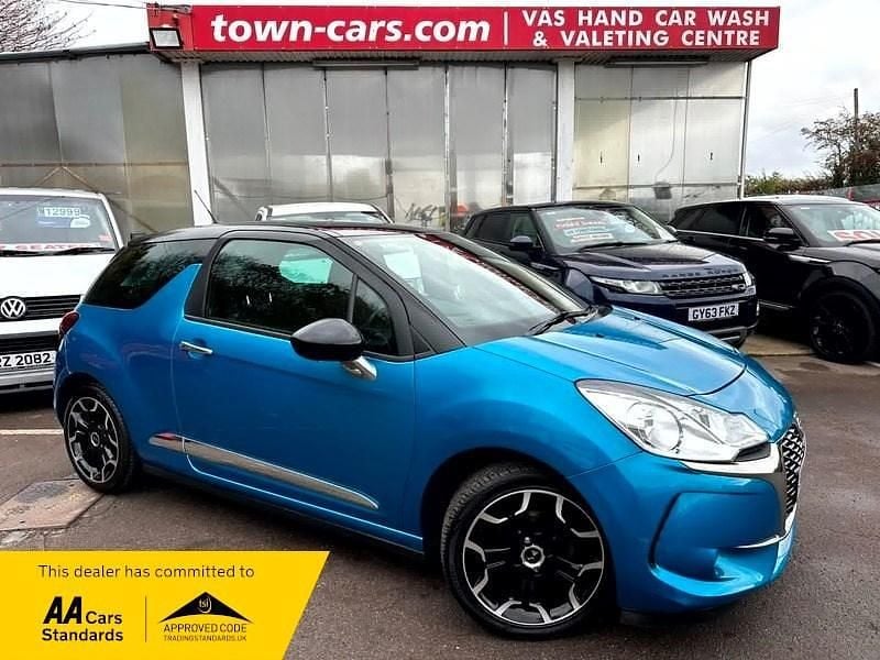 Blue Used 2016 DS Automobiles DS3 Elegance Hatchback | £5,999 (A bit pricey) - Image 1/4