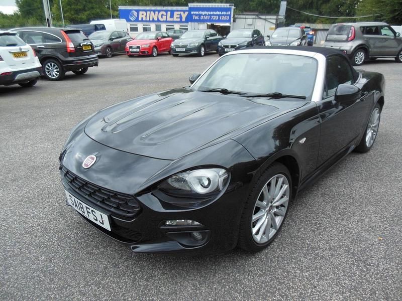 Black Used 2018 Fiat 124 Spider Lusso Cabriolet | £12,000 (Fair price) - Image 1/4