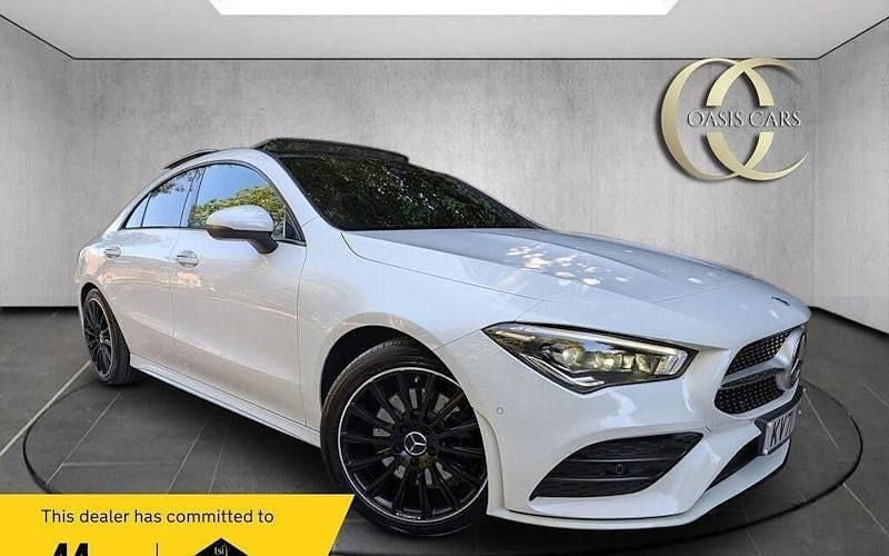White Used 2021 Mercedes CLA220 AMG line Sedan | £25,995 (A bit pricey) - Image 1/4