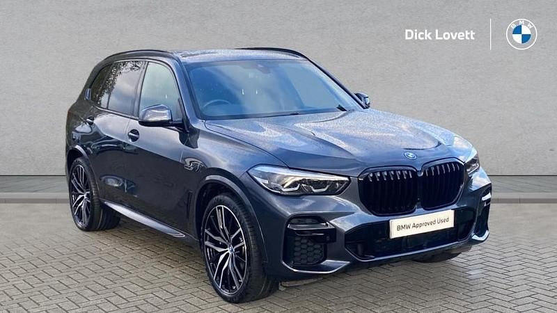 Grey Used 2022 BMW X5 M Sport SUV | £41,333 (Good price) - Image 1/4
