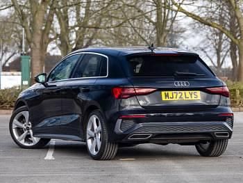 Used Audi A3 S-Line 110 HP (80 kW) 2022 Black Sedan