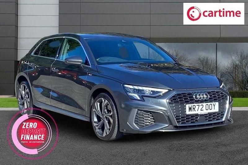 Grey Used 2022 Audi A3 Sportback e-tron S-Line Sedan | £19,750 (Fair price) - Image 1/4