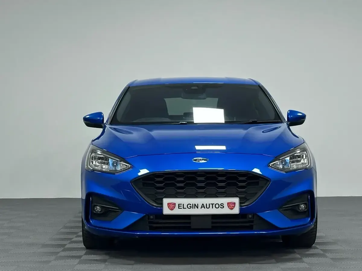 Used Ford Focus ST-Line 125 HP (91 kW) 2020 Blue Hatchback