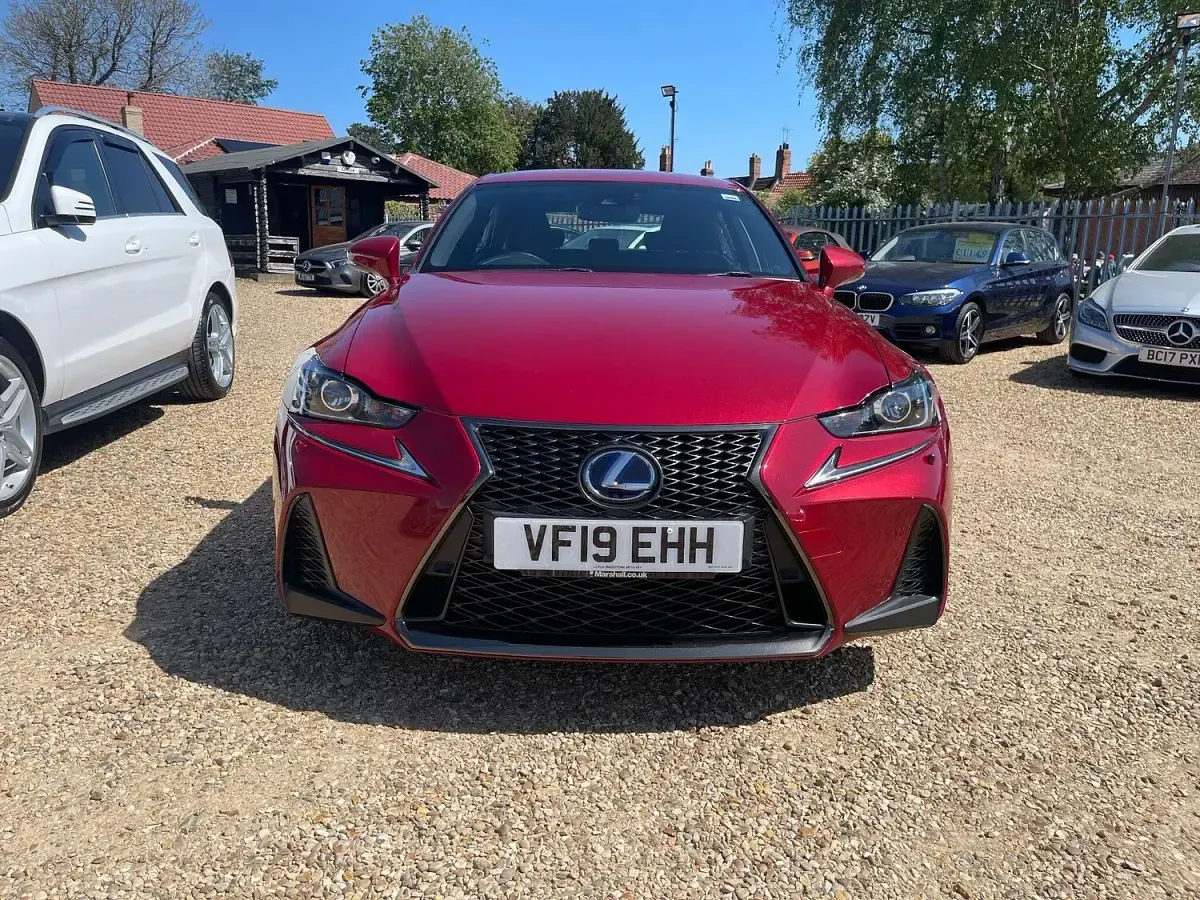 Used Lexus IS300h Sport Line 2019 Red Sedan