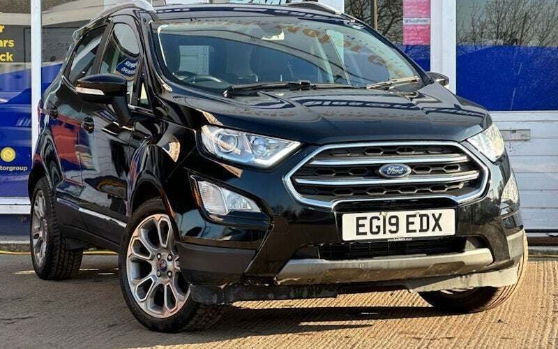 Black Used 2019 Ford Ecosport Titanium SUV | £12,450 (Fair price) - Image 1/4