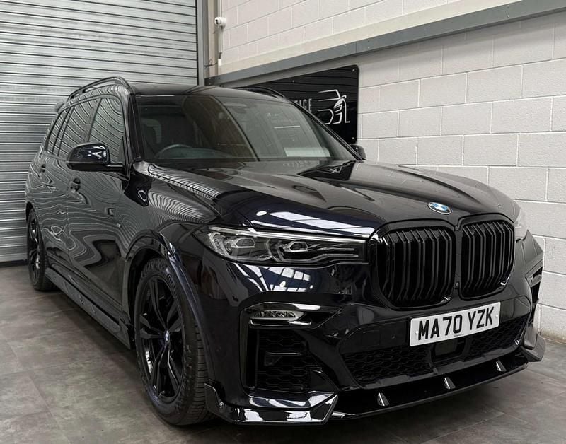 Black Used 2020 BMW X7 M Sport SUV | £49,989 (Fair price) - Image 1/4