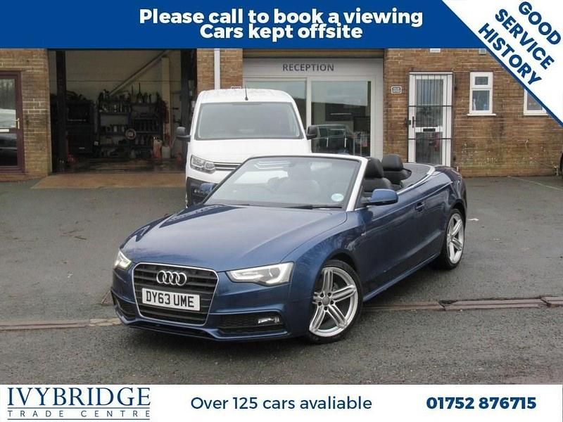 Blue Used 2013 Audi A5 Cabriolet S-Line Cabriolet | £6,495 (Fair price) - Image 1/2