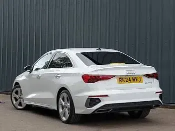 Used Audi A3 S-Line 150 HP (110 kW) 2024 White Sedan