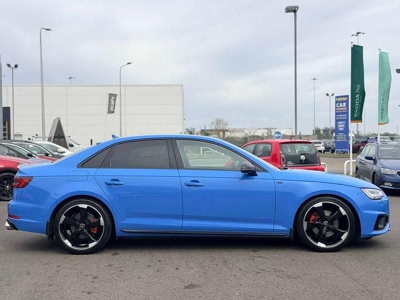 Used Audi A4 Black Edition 245 HP (180 kW) 2019 Blue Sedan