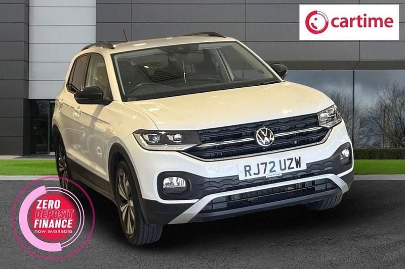 Used VW T-Cross Black Edition 110 HP (80 kW) 2022 White SUV
