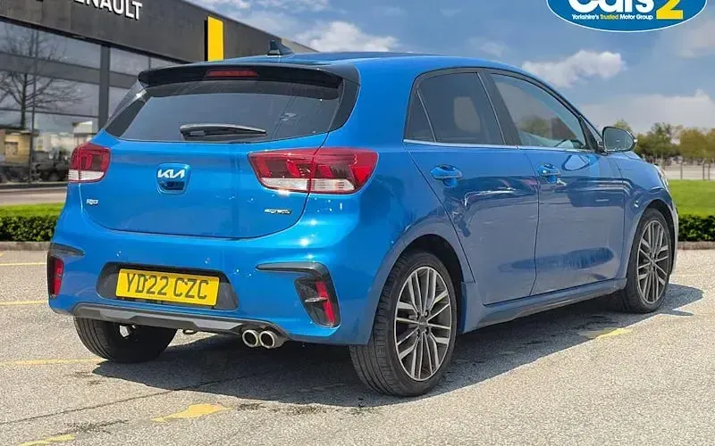 Used Kia Rio GT-Line S 120 HP (88 kW) 2022 Blue Hatchback