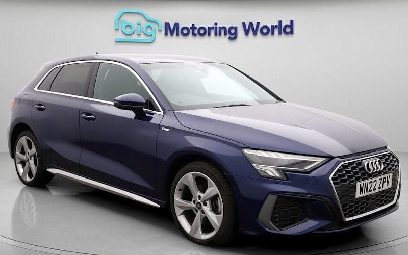 Used 2025 Audi A3 Sportback e-tron S-Line Hatchback | £18,800 (Super price) - Image 1/4