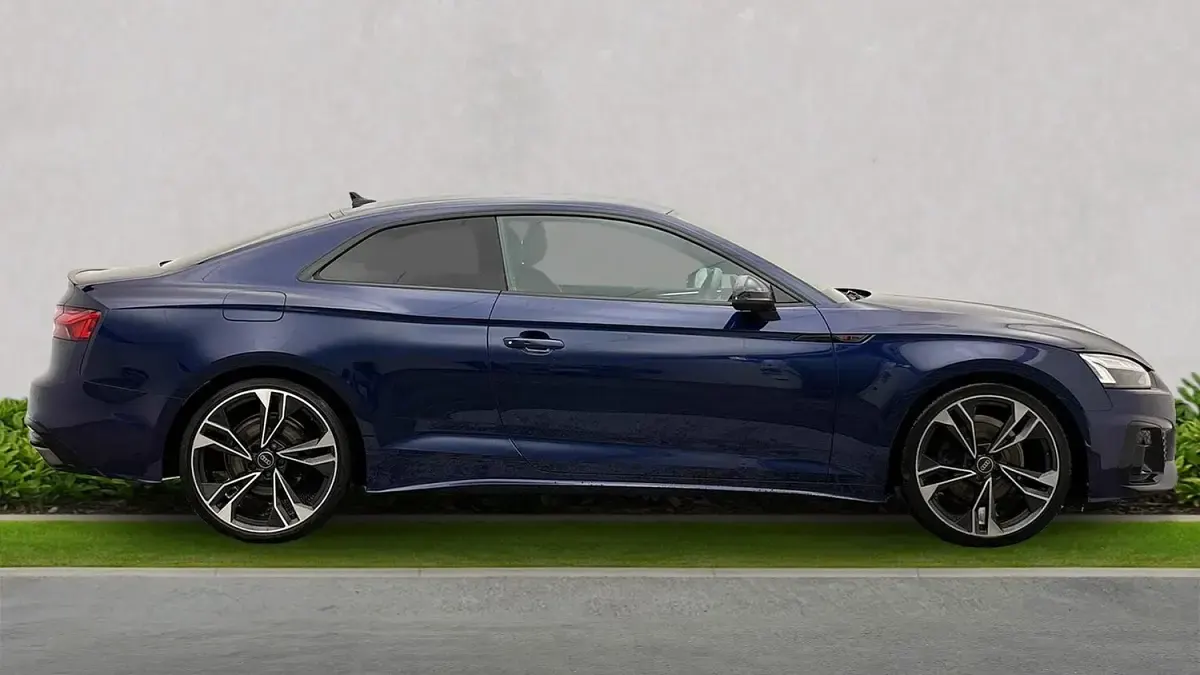 Used Audi A5 Black Edition 147 HP (108 kW) 2023 Blue Coupe