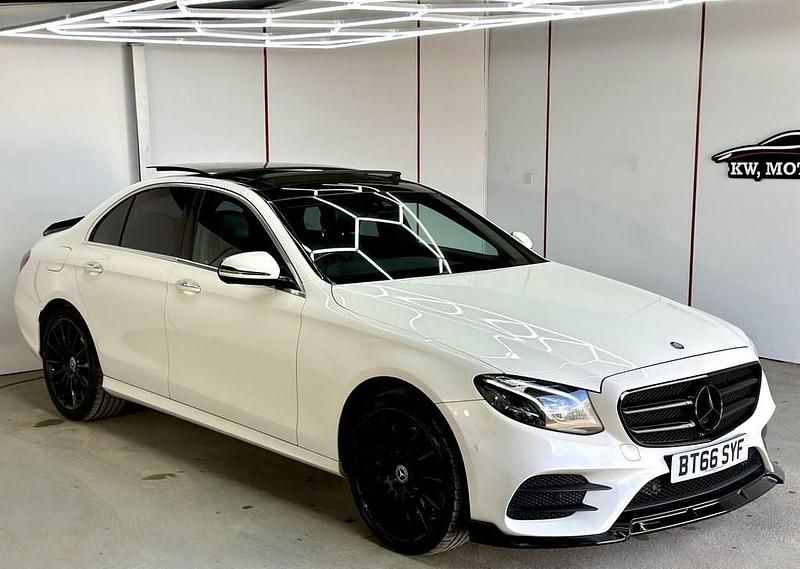 Used Mercedes E350 AMG Line Premium Plus 2016 White Sedan