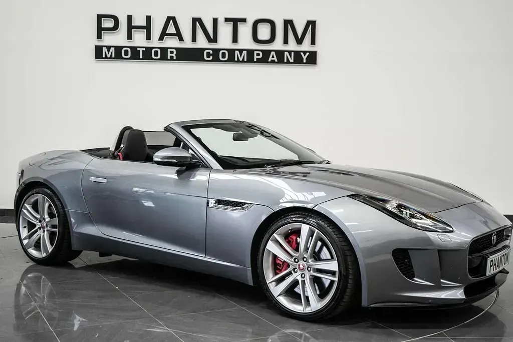 Usado Jaguar F-Type S 380 HP (279 kW) 2013 Cinzento Cabrios