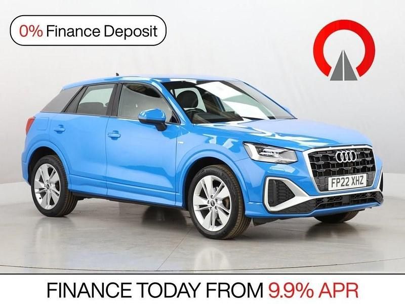 Used Audi Q2 S-Line 150 HP (110 kW) 2022 Blue SUV