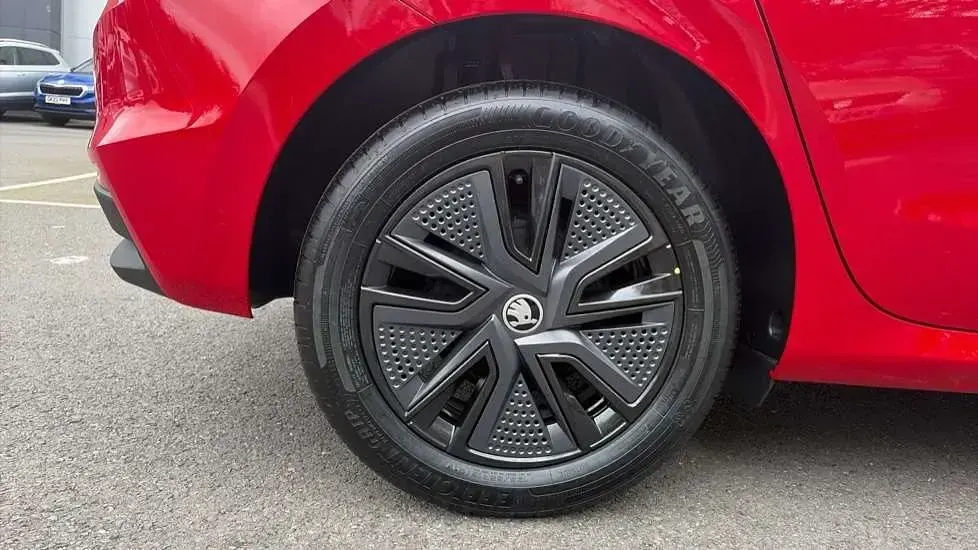 Used Skoda Fabia Design Edition 116 HP (85 kW) 2026 Velvet red metallic black magic pearl effect Hatchback