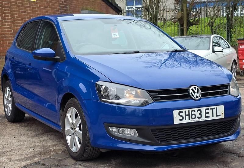 Used VW Polo Edition 60 HP (44 kW) 2013 Blue Hatchback