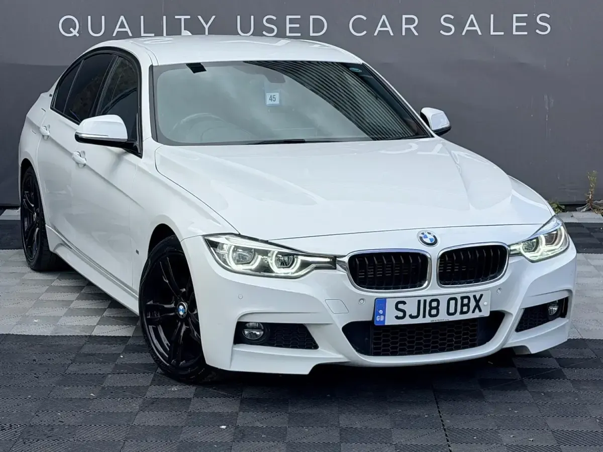 Used BMW 330e M Sport 252 HP (185 kW) 2018 White Sedan