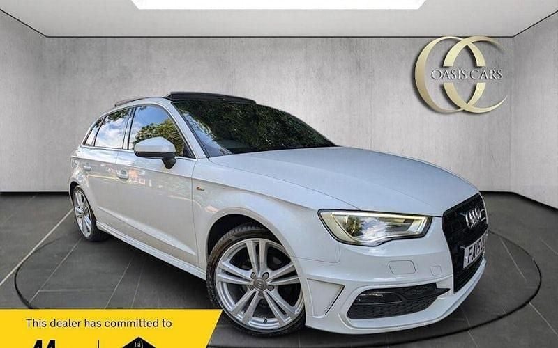 White Used 2015 Audi A3 Sportback S-Line Hatchback | £14,275 (Fair price) - Image 1/4