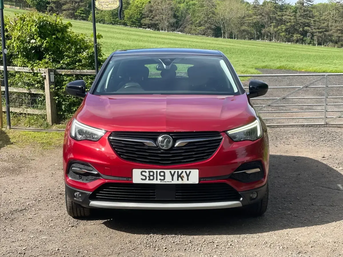 Used Vauxhall Grandland X Sport 130 HP (95 kW) 2019 Red SUV