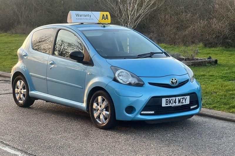 Used Toyota Aygo Style 2014 Blue Hatchback