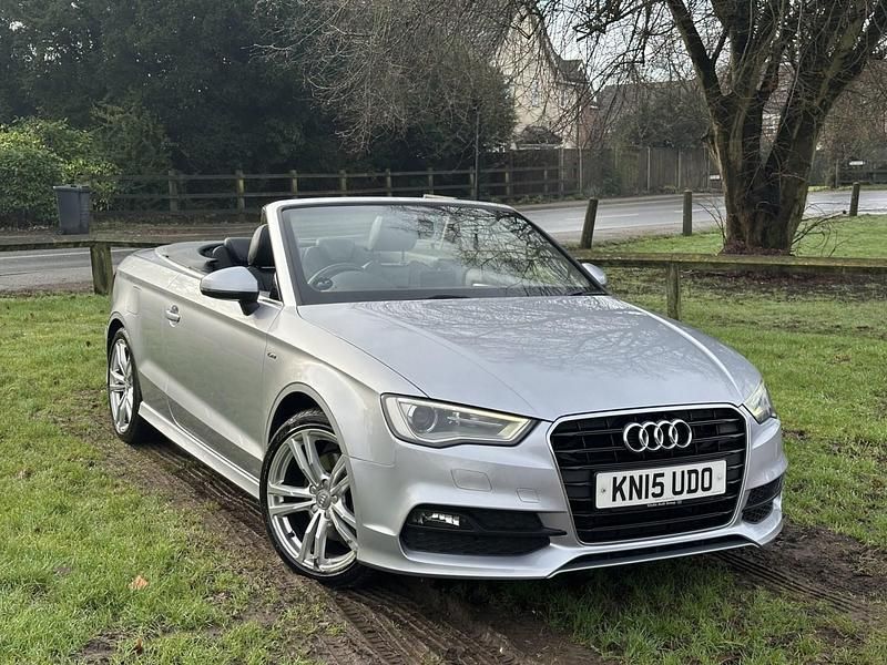 Used Audi A3 Cabriolet S-Line 2015 Silver Cabriolet