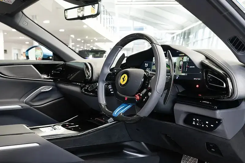 New Ferrari Purosangue 2025 Blue SUV
