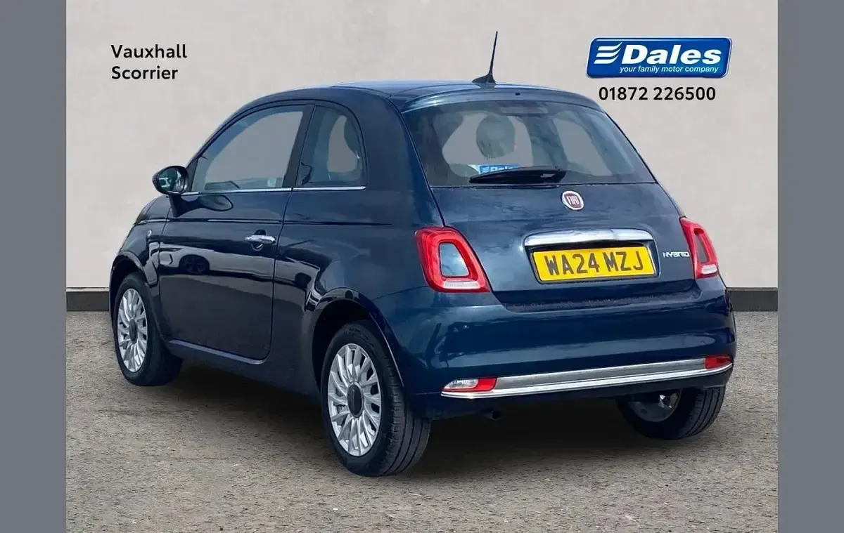 Used Fiat 500 68 HP (50 kW) 2024 Blue Hatchback