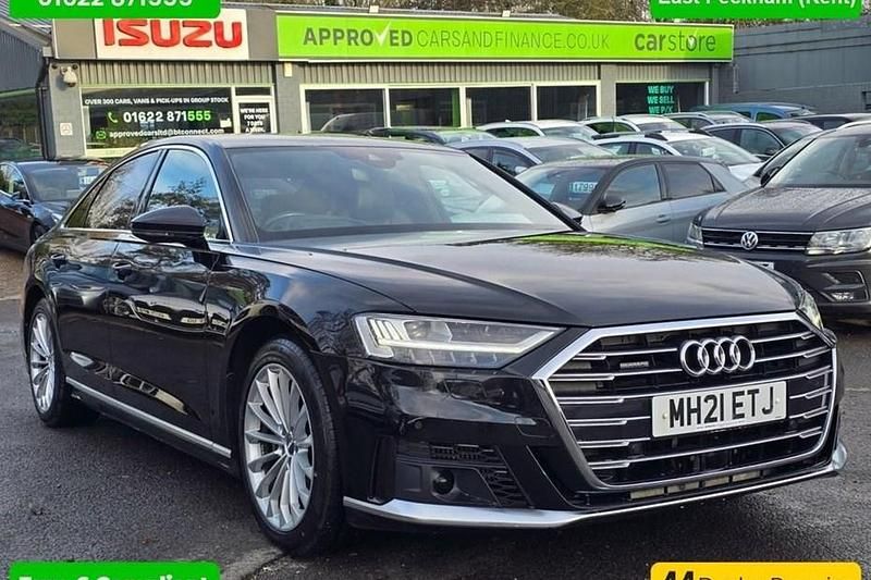 Black Used 2021 Audi A8 S-Line Sedan | £28,999 (Good price) - Image 1/1