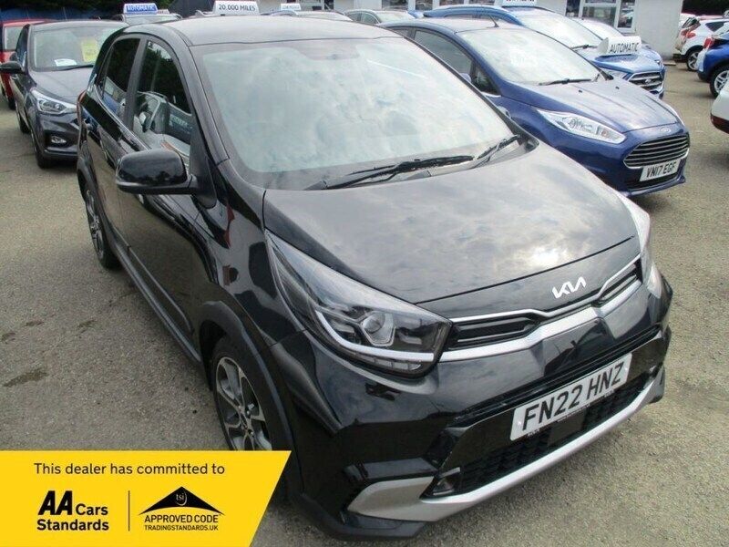 Black Used 2022 Kia Picanto X-Line Hatchback | £12,995 (Fair price) - Image 1/4