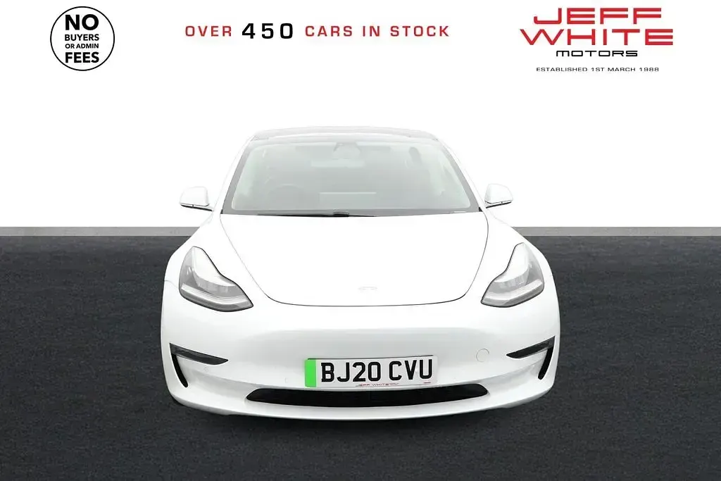 Used Tesla Model 3 Long Range AWD 366 kW (498 HP) 2020 White Sedan