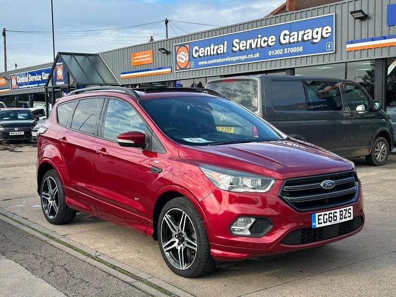Red Used 2017 Ford Kuga ST-Line SUV | £12,995 (A bit pricey) - Image 1/2