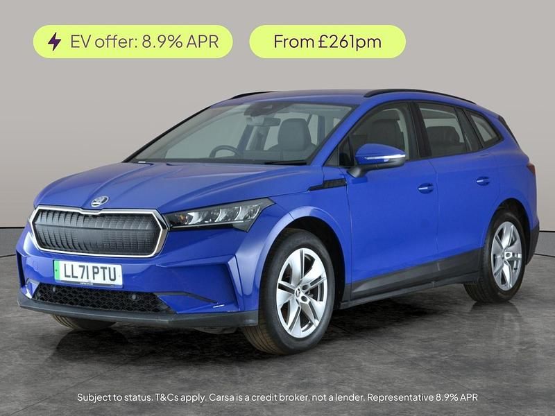 Used Skoda Enyaq iV ecoSuite 131 kW (179 HP) 2021 Blue SUV