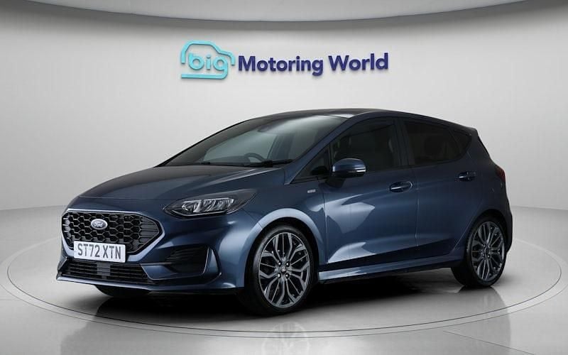 Used Ford Fiesta ST-Line X 125 HP (91 kW) 2023 Blue Hatchback